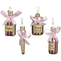 Bombka szklana kosmetyki 6,6 cm wielokolorowe KAEMINGK 123817KPL