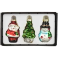 Zawieszki szklane figurki 6 cm 3 szt. KAEMINGK 124087-2