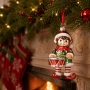 Zawieszka choinkowa elf z bębnem 11,6 cm KAEMINGK 124123-1