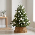 Osłona wiklinowa pod choinkę 70 cm naturalna KAEMINGK 68539