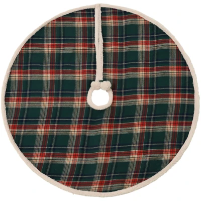 Mata pod choinkę w kratę 90 cm KAEMINGK 513939-1
