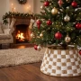 Osłona pod choinkę 70 cm biało-naturalna KAEMINGK 685411