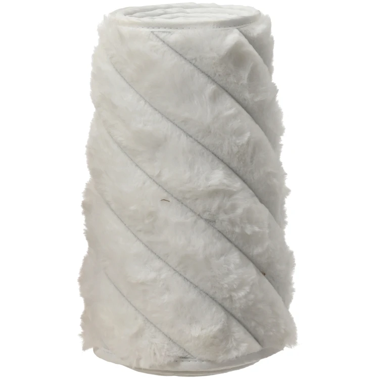 Osłona pod choinkę futerkowa 56x22 cm biała KAEMINGK 513950-1