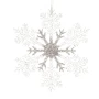 Zawieszka śnieżynka z brokatem 21 cm KAEMINGK 515419