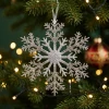 Zawieszka śnieżynka z brokatem 21 cm KAEMINGK 515419