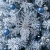 Zawieszka śnieżynka z brokatem 21 cm KAEMINGK 515419