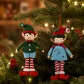 Zawieszka świąteczna elf 17 cm wielokolorowa KAEMINGK 729342-1