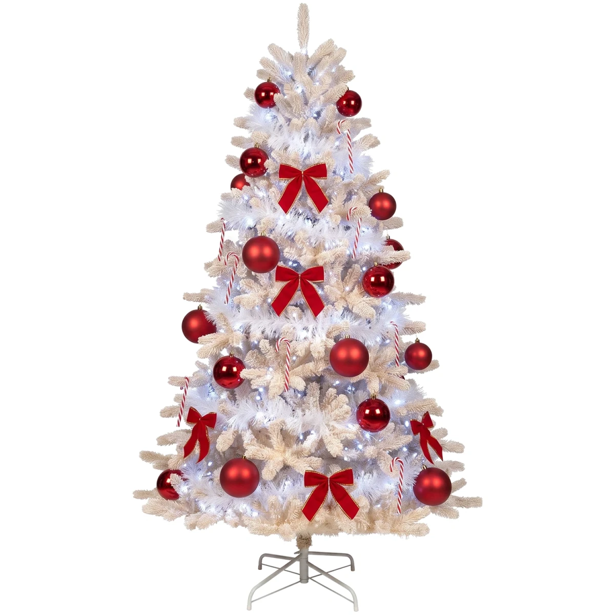 Choinka sztuczna COZY PE/PVC 210 cm kremowobiała KAEMINGK 683964