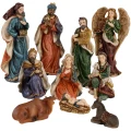 Szopka bożonarodzeniowa 10 figurek do 14,5 cm KAEMINGK 591712