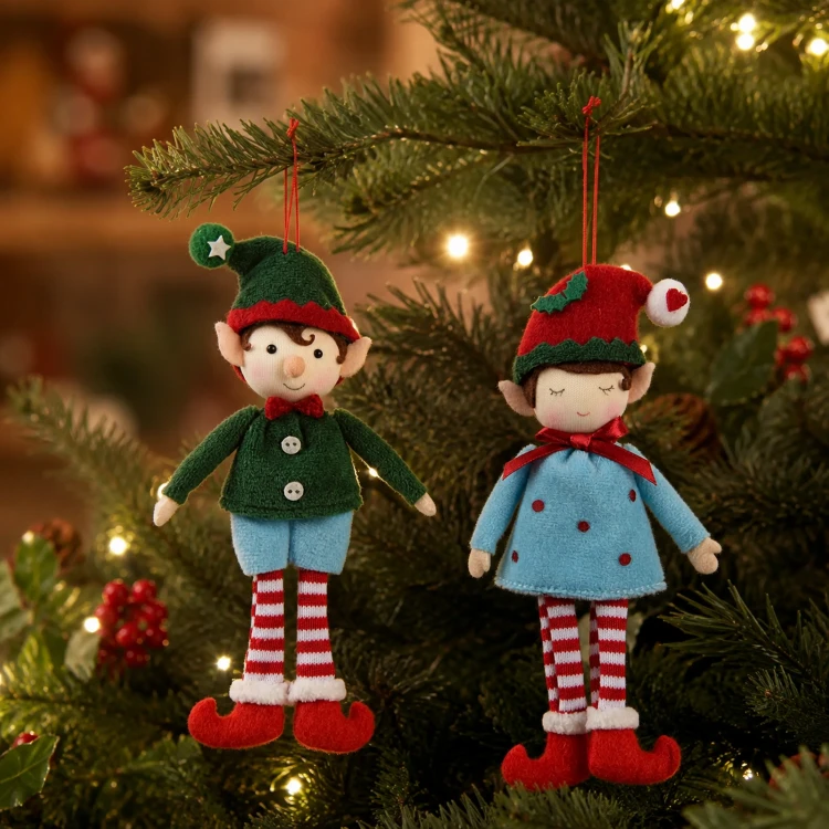 Zawieszka choinkowa elf 17 cm wielokolorowa KAEMINGK 729342-2