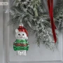 Bombka kot w świątecznej czapce zielona 12,8 cm 1 szt. KAEMINGK 124121-6