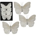 Motyle dekoracyjne na klipsie 12 cm 3 szt. KAEMINGK 703790