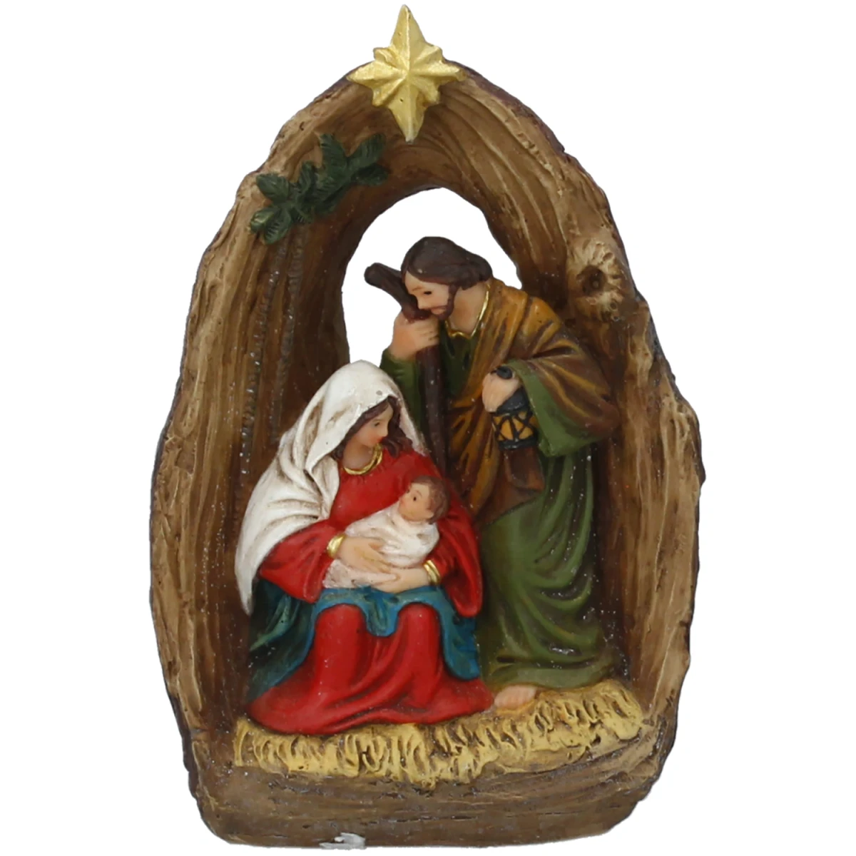 Szopka Bożonarodzeniowa Święta Rodzina 8,6x4,4x12,8 cm GOT4490