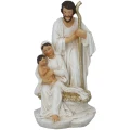 Figurka do szopki Święta Rodzina 12,6 cm biało-złota GOT4476