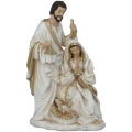 Figurka Święta Rodzina 8,5 × 6 × 13,5 cm biało-złota GOT4483