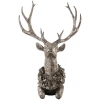 Figurka jelenia 50x38x28 cm srebrna ART-POL 147021
