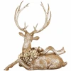 Figurka jeleń złoty 48 cm dekoracyjny ART-POL A185118