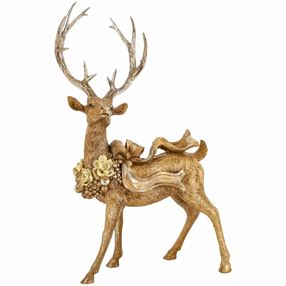 Figurka jeleń złoty 70 cm dekoracyjny ART-POL A185119