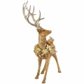 Figurka jeleń złoty 70 cm dekoracyjny ART-POL A185119