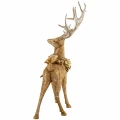 Figurka jeleń złoty 70 cm dekoracyjny ART-POL A185119