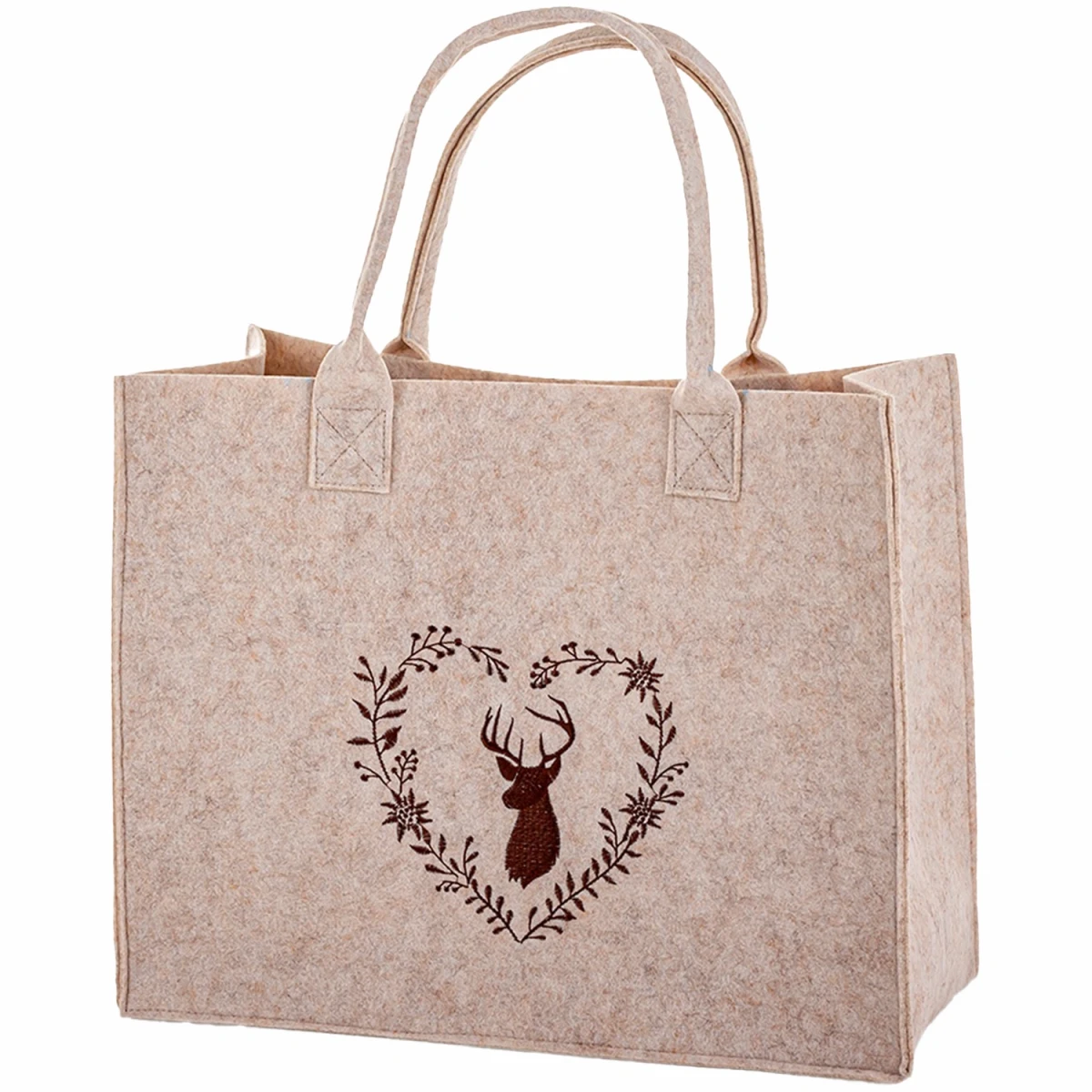 Filcowa torba na ramie shopper na zakupy 51x39,5x18cm ART-POL A185632
