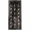 Szklane sople na choinkę iryzujące 18 cm 3 szt. MAL1321
