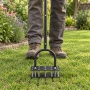 Aerator wertykulator 25 x 11 x 90 cm metalowy 15 kolców LAR0156