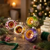 Bombki szklane PRL z reflektorem 6 cm 12 szt. BOZ7547KPL