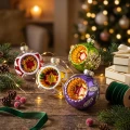 Bombki szklane PRL z reflektorem 6 cm 12 szt. BOZ7547KPL