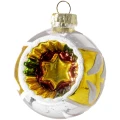 Bombki szklane PRL z reflektorem 6 cm 12 szt. BOZ7547KPL