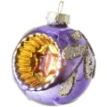Bombki szklane PRL z reflektorem 6 cm 12 szt. BOZ7547KPL