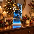 Anioł świąteczny 3D LED efekt INFINITY LUS8537