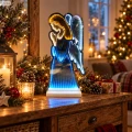 Anioł świąteczny 3D LED efekt INFINITY LUS8537