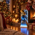 Anioł świąteczny 3D LED efekt INFINITY LUS8537