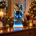 Anioł świąteczny 3D LED efekt INFINITY LUS8537