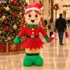Dmuchany elf dziewczynka 150 cm LED świąteczny SUN8754