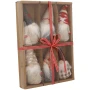 Zawieszki choinkowe skrzaty 13 cm 6 szt.  TIA0447