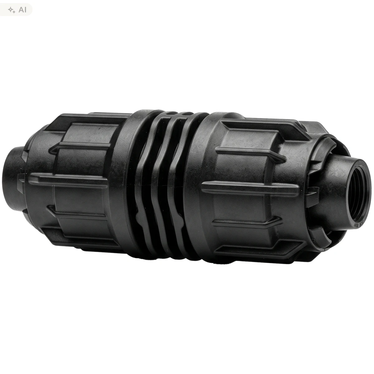 Złączka do linii kroplującej 16 mm 4 bar czarna  BEVO 7038756
