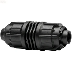 Złączka do linii kroplującej 16 mm 4 bar czarna  BEVO 7038756
