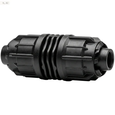 Złączka do linii kroplującej 16 mm 4 bar czarna  BEVO 7038756