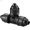 Trójnik 90° PP 16 mm szybkozłącze 4 bar czarny BEVO 7038768