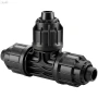 Trójnik 90° PP 16 mm szybkozłącze 4 bar czarny BEVO 7038768