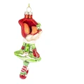Szklana zawieszka choinkowa elf 12,5 cm ART-POL A185994