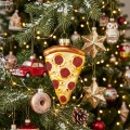 Szklana bombka kawałek pizzy 10 cm ART-POL A186006