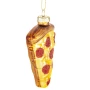 Szklana bombka kawałek pizzy 10 cm ART-POL A186006