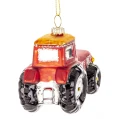 Zawieszka choinkowa czerwony traktor szklana 9 cm ART-POL A185984