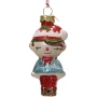 Szklana zawieszka choinkowa Pani Elf 3,8x3x7,5 cm KAEMINGK 129604-1