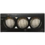 Bombki szklane białe z koralikami 8 cm 3 szt. KAEMINGK 071659-2KPL