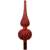 Szpic choinkowy czerwony połysk 30,5 cm KAEMINGK 109002-2