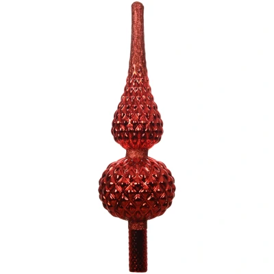 Szpic choinkowy czerwony połysk 30,5 cm KAEMINGK 109002-2